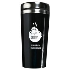Термокружка Komandor Sloffee, 0.45 л черный