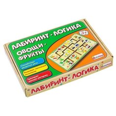 Головоломка Alatoys Овощи-фрукты (ЛБМ06) бежевый
