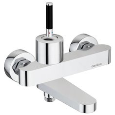 Смеситель для ванны с подключением душа damixa Arc 291000000 (хром/черный) однорычажный хром