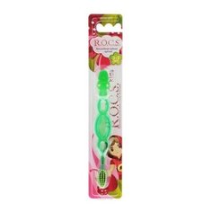 Зубная щетка R.O.C.S. Kids 3-7 лет, салатовый