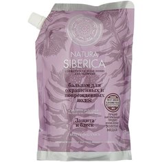 Natura Siberica бальзам Защита и блеск для окрашенных и поврежденных волос, 500 мл