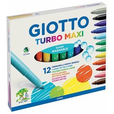GIOTTO Набор фломастеров Turbo Maxi, 12 шт. (454000)