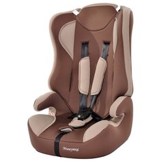 Автокресло группа 1/2/3 (9-36 кг) Мишутка LB 513 RF (без вкладыша), brown/beige