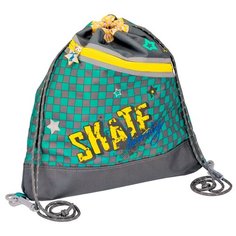 Spiegelburg Мешок для сменной обуви Skateboarding (11845) зеленый/серый