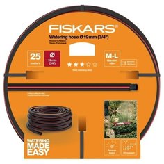 Шланг FISKARS Q3 3/4" 25 метров черный/красный/оранжевый
