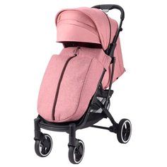 Прогулочная коляска Dearest 818 Plus (Yoya Max Premium), розовый/черная рама, цвет шасси: черный