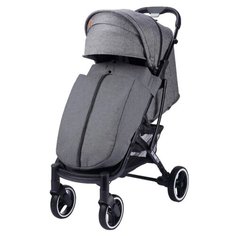 Прогулочная коляска Dearest 818 Plus (Yoya Max Premium), темно-серый/черная рама, цвет шасси: черный