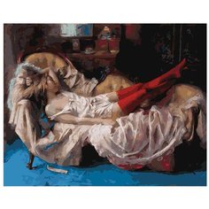 Белоснежка Картина по номерам "Сон прекрасной незнакомки" 40х50 см (936-AB-C)