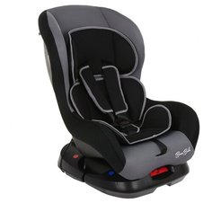 Автокресло группа 0/1 (до 18 кг) BamBola Bambino Isofix, серый/черный