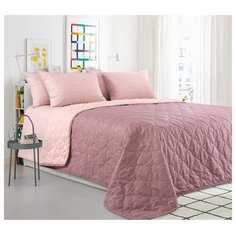 Покрывало Текс-Дизайн Цветущий миндаль 210х240 см, темно-розовый