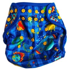 Yiwu Zhousima Crafts многоразовый подгузник (6-11 кг) 1 шт., космос