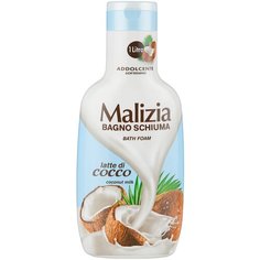 Malizia Пена для ванн Coconut milk, 1 л