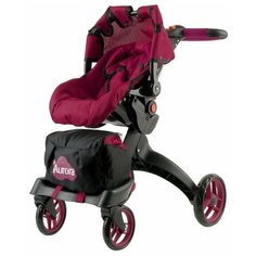 Коляска-трансформер Buggy Boom Aurora (9005) бордовый