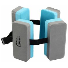 Жилет для плавания Larsen YP-10 (4 секции), графит/бирюзовый