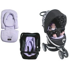 Комплект для автокресла Valco Baby Allsorts Head Hugger & Seat Pad grape