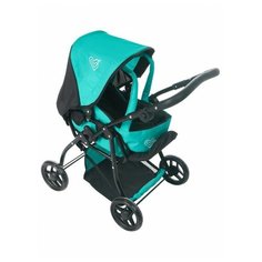 Коляска-трансформер Buggy Boom Infinia (8448) бирюзовый/черный