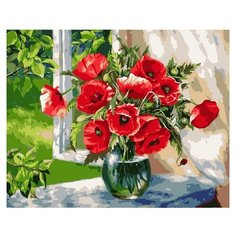 ФРЕЯ картина по номерам "Маки" 40х50 см (PNB-1 №68)