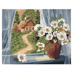 ФРЕЯ картина по номерам "Хорошо в деревне летом" 40х30 см (PNB/R2 №28)