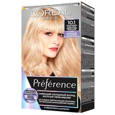 LOreal Paris Preference Cool Blondes стойкая краска для волос, 10.1 очень очень светло-русый пепельный (Хельсинки)