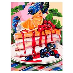 ФРЕЯ Картина по номерам "Лакомый кусочек" 40х30 см (PNB/R2 №14)