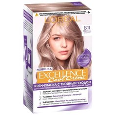 LOreal Paris Excellence Cool Creme стойкая крем-краска для волос, 8.11 ультрапепельный светло-русый