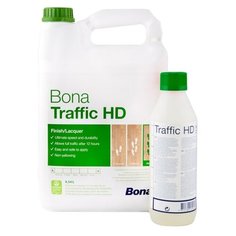 Лак Bona Traffic HD матовый полиуретановый бесцветный 4.95 л