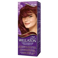 Wellaton стойкая крем-краска для волос, 55/46 экзотический красный