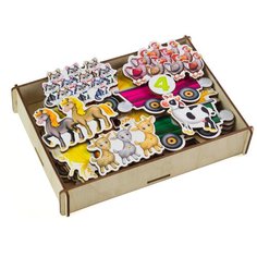 Настольная игра Сибирские игрушки Трактор с животными