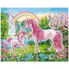 Paintboy Картина по номерам "Розовые единороги" 40x50 см (GX28738)
