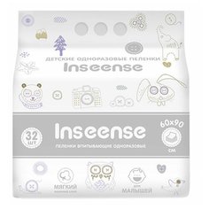 Одноразовые пеленки Inseense впитывающие 60 х 90 32 шт.