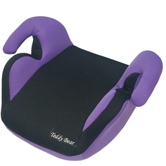 Бустер группа 3 (22-36 кг) Мишутка LB 311, lilac/black dot