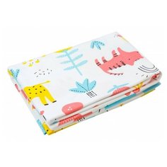 Многоразовые пеленки Amarobaby Soft Hugs 120х90 зоопарк 1 шт.