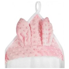Amarobaby Полотенце с уголком Honey Bunny банное 90х90 см розовый