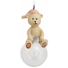 Елочная игрушка Magic Time 78172, белый/бежевый