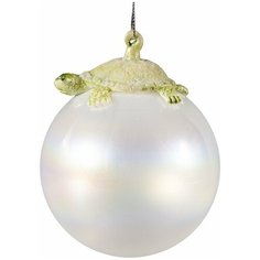 Елочная игрушка Magic Time Черепашка (80363), зеленый