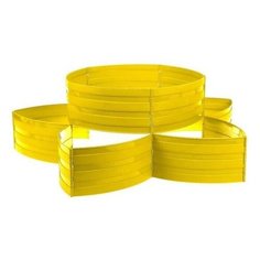 Клумба Дачная мозаика Клумба, 5.4 х 0.15 м, желтый