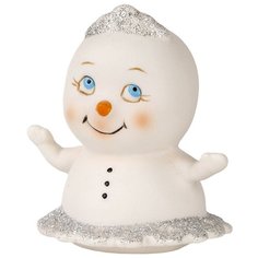 Фигурка Феникс Present Снеговик-принцесса 8 см белый