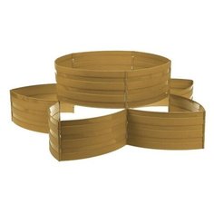 Клумба Дачная мозаика Клумба, 5.4 х 0.15 м, коричневый