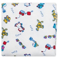 Многоразовые пеленки Чудо-Чадо Тренды фланель 120х90 игрушки 1 шт.
