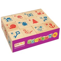 Кубики Теремок (Пелси) Алфавит и рисунок И674