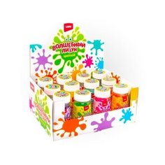 Лизун LORI Волшебный лизун в конусе, 12 штук