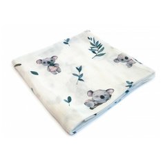 Многоразовые пеленки MamSi хлопковый муслин 120х120 коалы 1 шт. 1 шт.