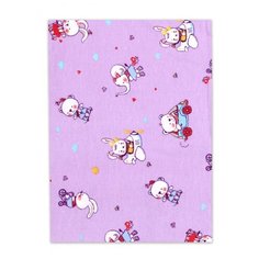 Пеленка фланелевая FlyZay 120x90 (Звери/фиол.)