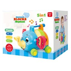 Игрушка-каталка "Музыкальный слон", арт. A858 Shenzhen Jingyitian Trade