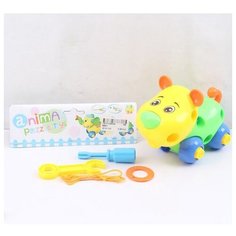 Каталка-конструктор "Собака", 13x17x8 см Shenzhen Jingyitian Trade