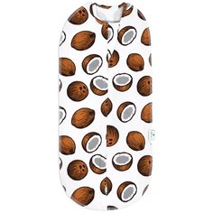 Пеленка-кокон GlorYes! (0-3,5 мес.) Кокосы с двухсторонней молнией