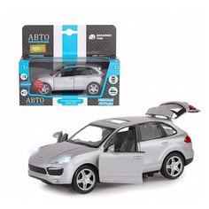 Машинка металлическая "Porsche Cayenne S", серебристый АВТОПАНОРАМА