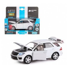 Машинка инерционная "Mercedes-Benz ML63 AMG", белый АВТОПАНОРАМА