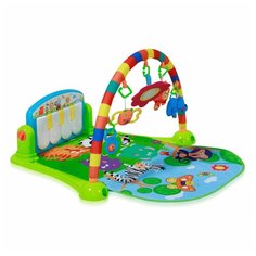 Развивающий игровой коврик Lorelli Toys "Музыкальное пианино", синий