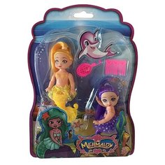 Куклы русалочки с расчёсками, 2 штуки Shenzhen Jingyitian Trade